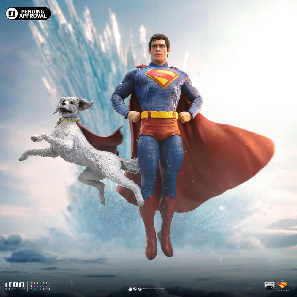 Pre-Order -  Statue Superman and Krypto - Superman: Legacy - Art Scale 1/10 - Iron Studios