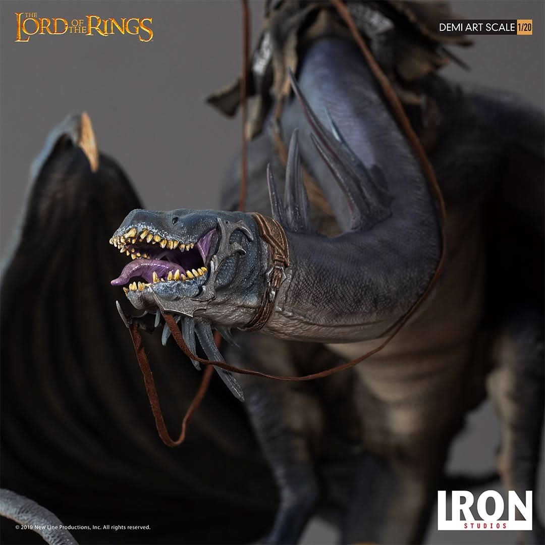 Statue Fell Beast Diorama Demi - Art Scale 1/20 - Lord Of The Rings - Iron Studios