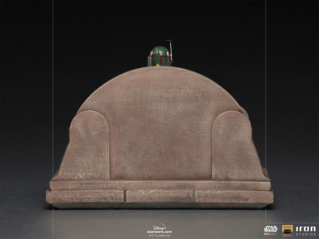 Statue Boba Fett on Throne Deluxe - The Mandalorian - Art Scale 1/10 - Iron Studios