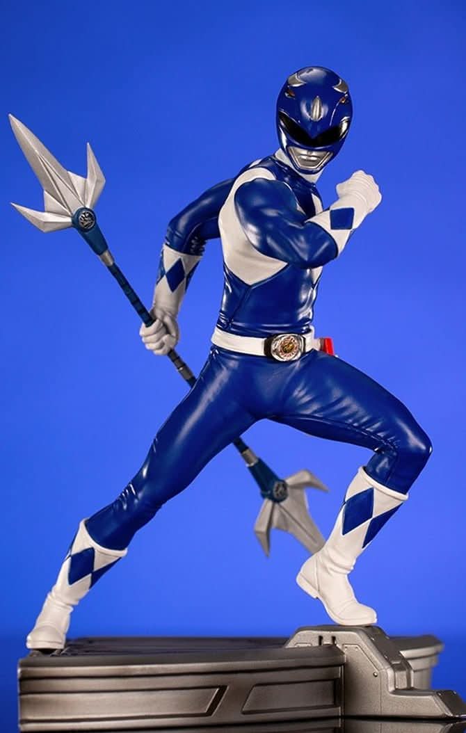 Power Rangers: Mega Mightiest Blue Ranger Toy Action Figure For Boys And Girls (10