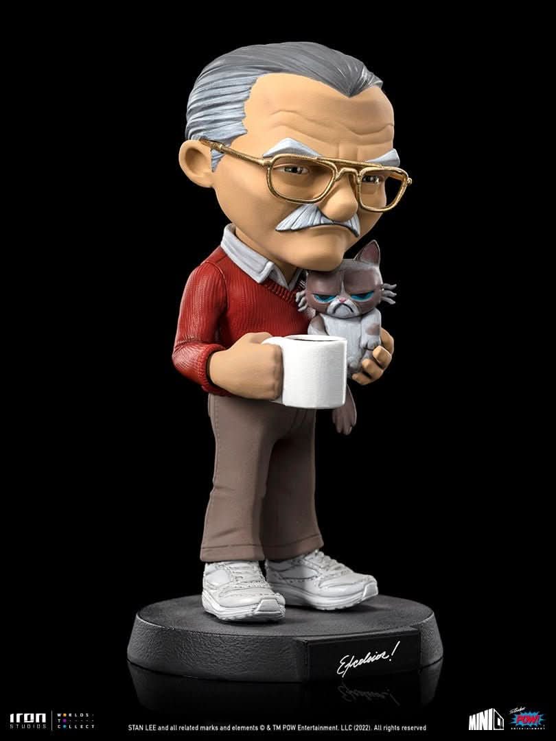 Statue Stan Lee with Grumpy Cat - Pow - MiniCo - Iron Studios