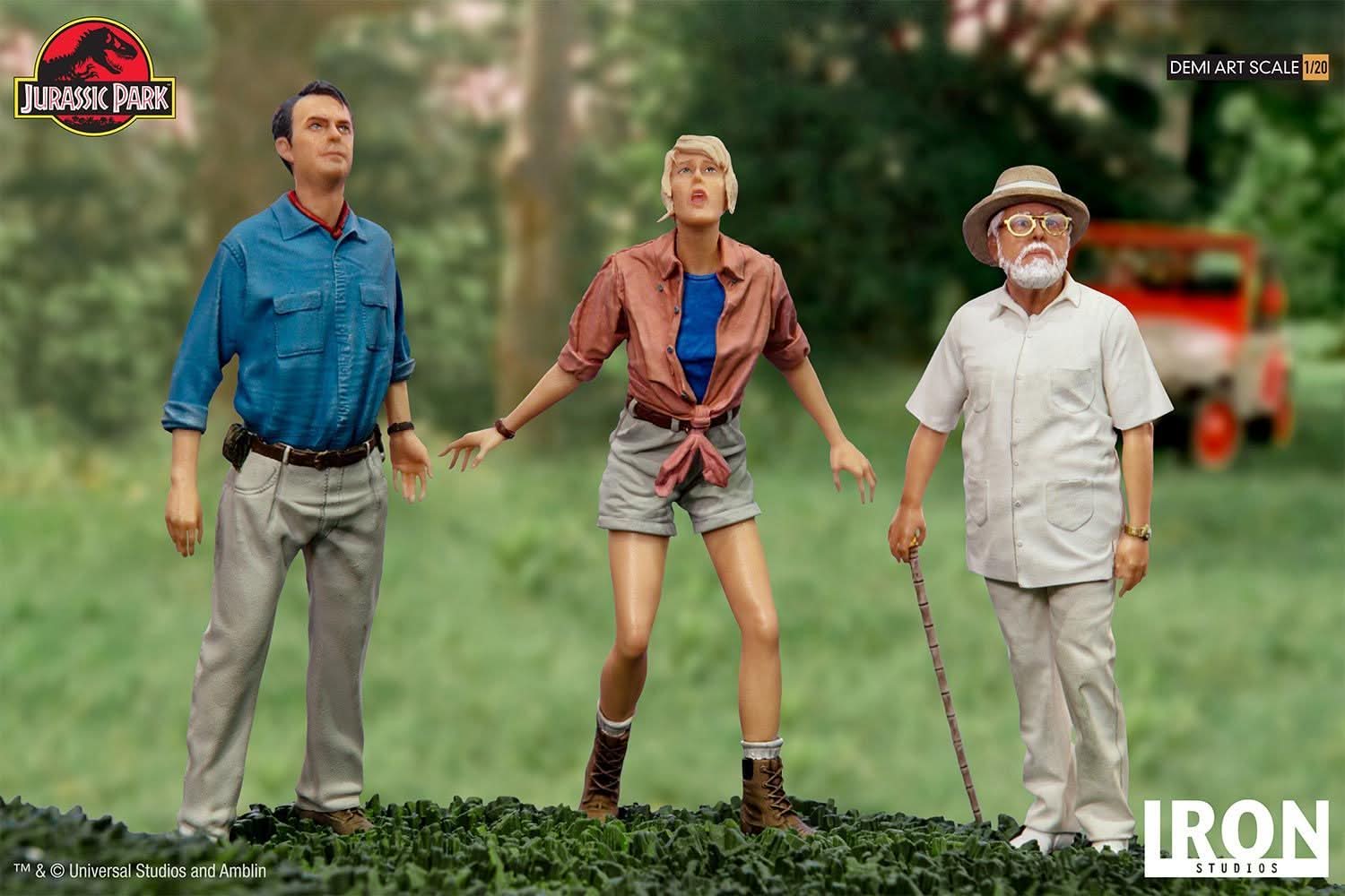 Statue Welcome to Jurassic Park - Jurassic Park - Demi Scale 1/20 - Iron Studios
