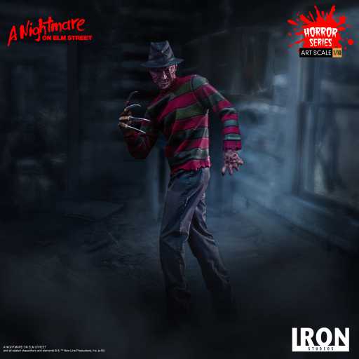 Statue Freddy Krueger (Regular) - A Nightmare on Elm Street - Art Scale 1/10 - Iron Studios