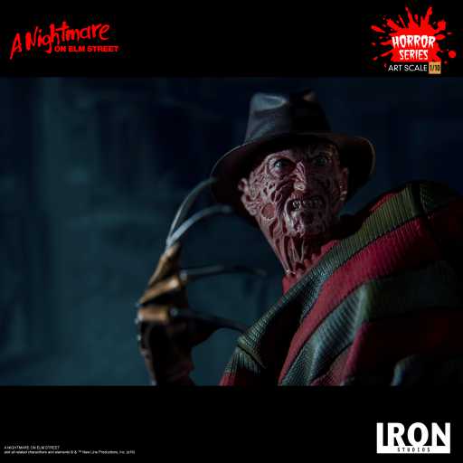 Statue Freddy Krueger (Regular) - A Nightmare on Elm Street - Art Scale 1/10 - Iron Studios
