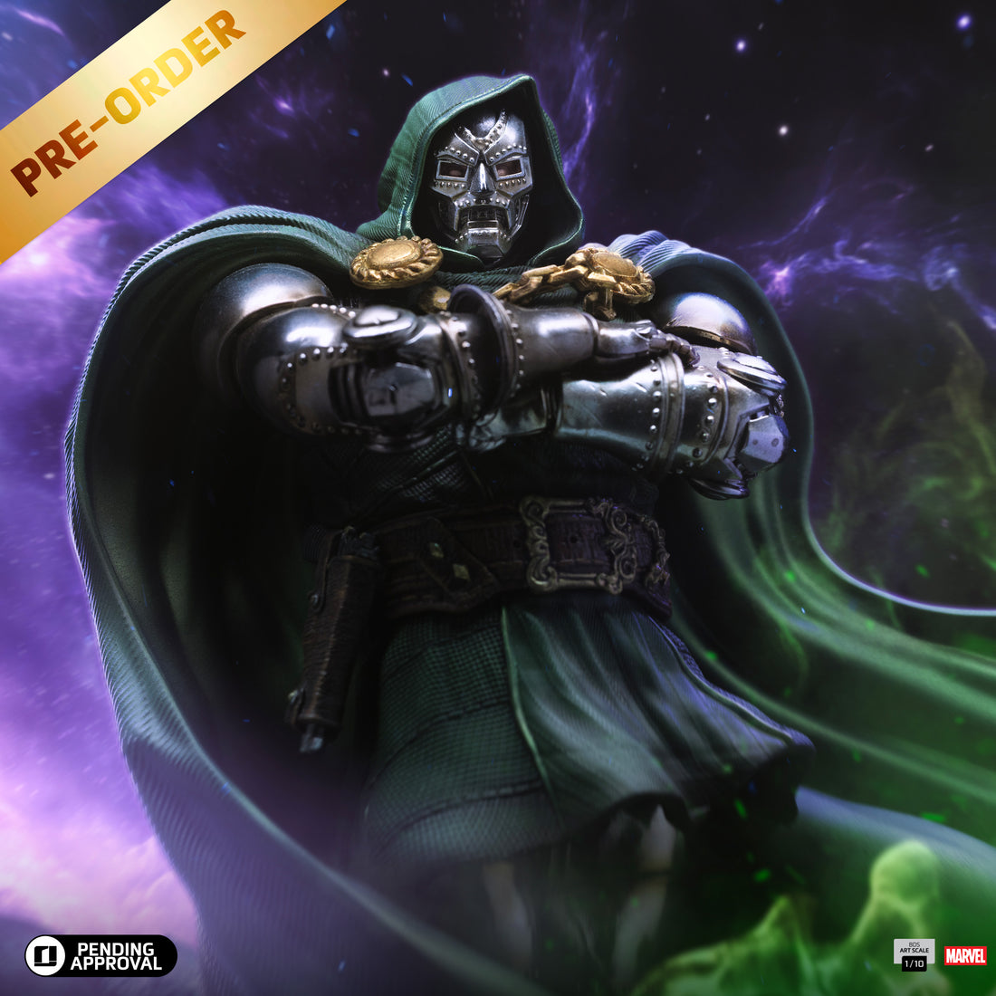 Pre-Order - Statue Doctor Doom - Infinity Gauntlet Diorama - Art Scale 1/10 - Iron Studios