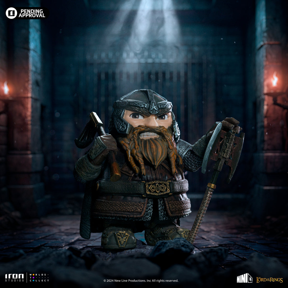 Statue Gimli - The Lord of the Rings - MiniCo - Iron Studios