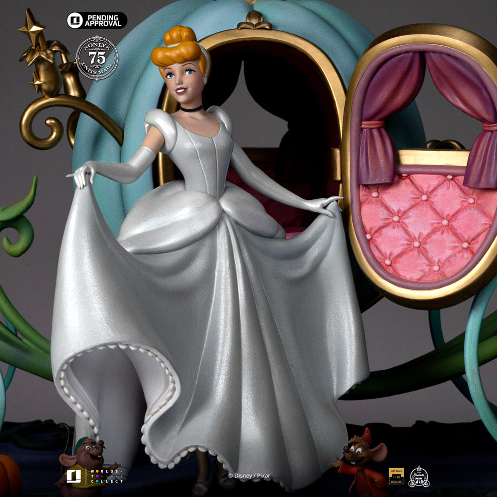 Pre-Order - Statue Cinderella Deluxe (75th Year Anniversary Version) - Disney Classics - Art Scale 1/10 - Iron Studios
