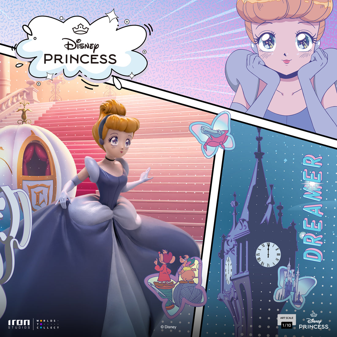 Statue Cinderella - Disney's Princess - Iron Studios