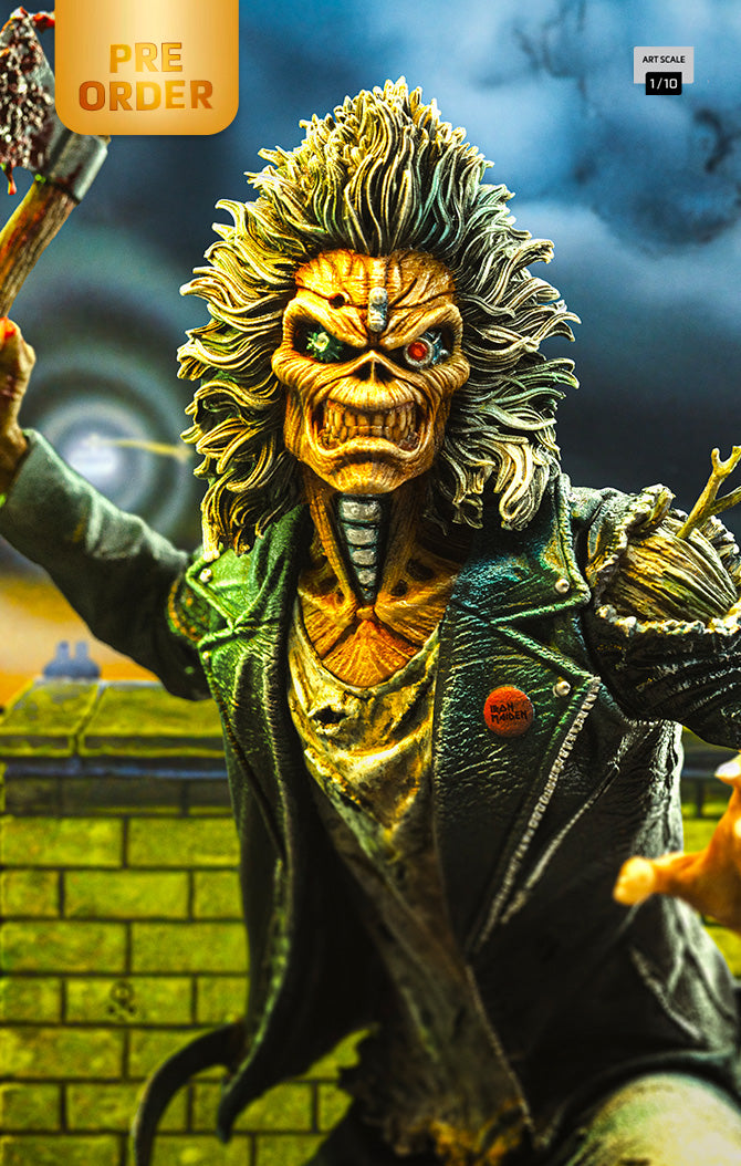 Pre-Order -  Statue Eddie (50th Year Anniversary) - Iron Maiden - Art Scale 1/10 - Iron Studios