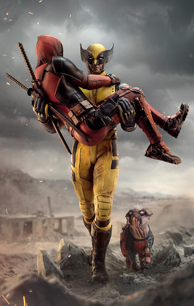 Statue Deadpool and Wolverine - Deadpool & Wolverine - Art Scale 1/10 - Iron Studios