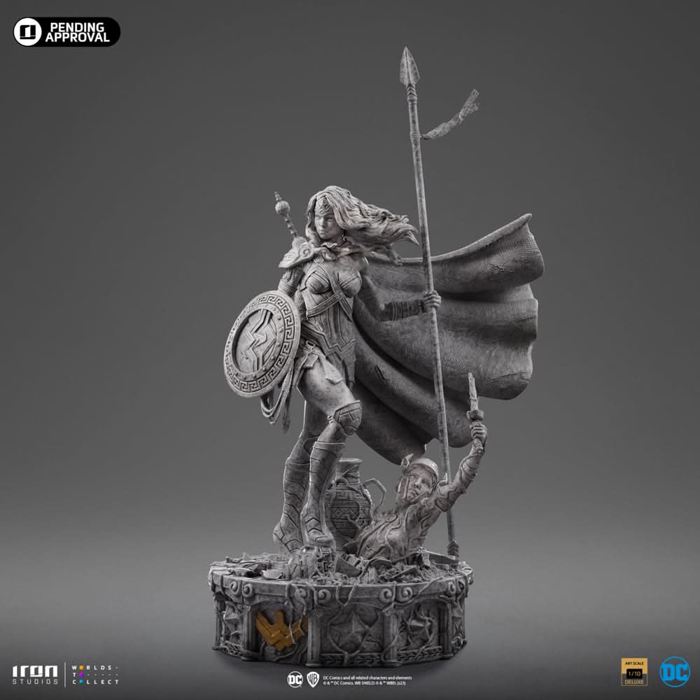 Wonder Woman Unleashed Marble Variant - DC Comics - Art Scale 1/10 - Iron Studios