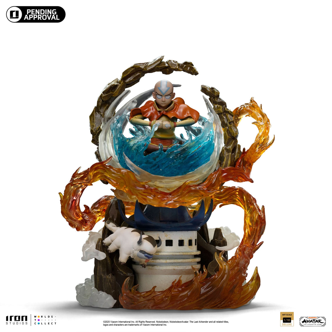 Pre-Order -  Statue Aang - Avatar: The Last Airbender - Deluxe Art Scale 1/10 - Iron Studios