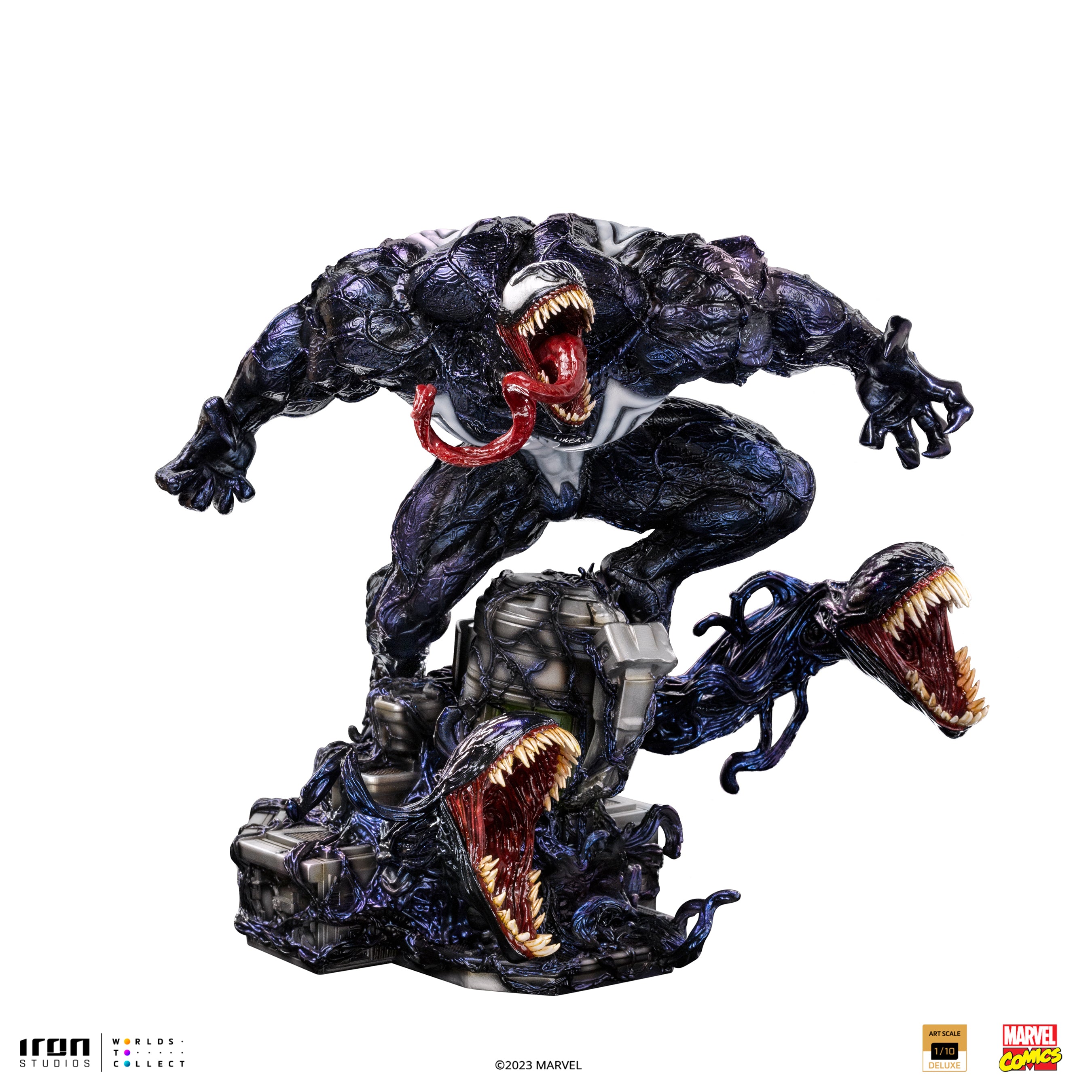 Iron Studios Venom Art Scale 1/10 De 23 Cm – Estatua De Colección Spider-Man Vs Villains