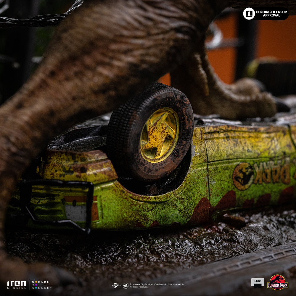 Pre-Order - T-Rex Breakout Set A - Jurassic Park - Icons - Iron Studios