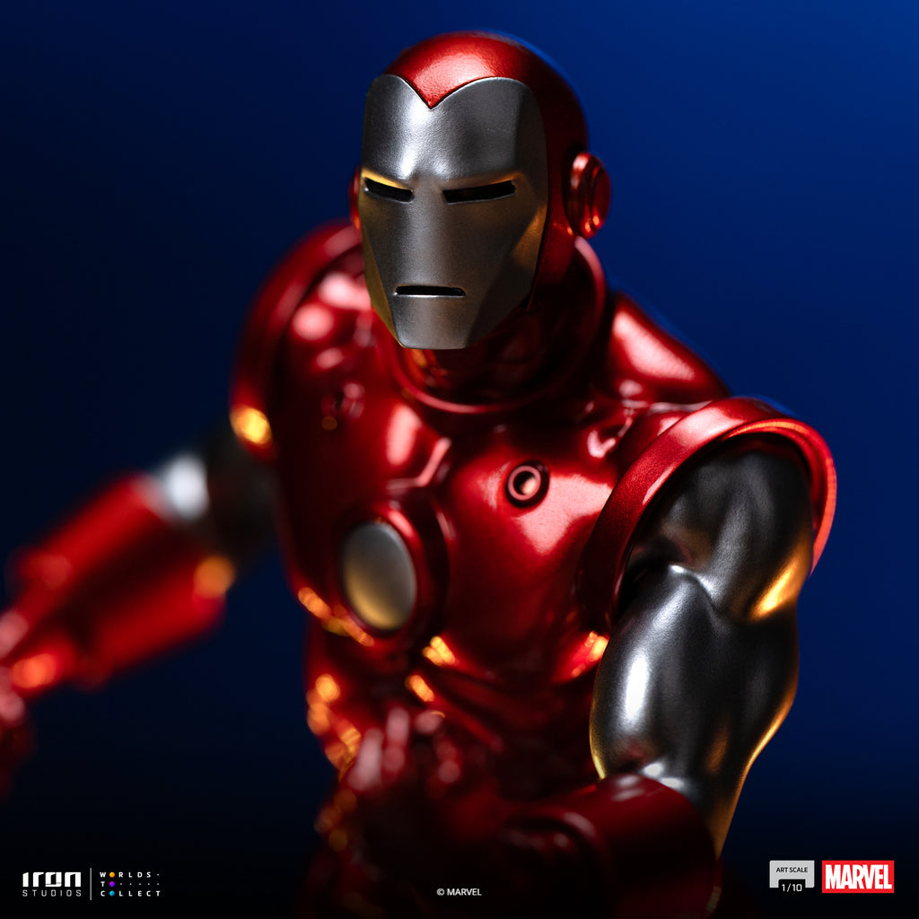 Statue Iron Man Red & Chrome - Marvel Comics - Art Scale 1/10 - Iron Studios