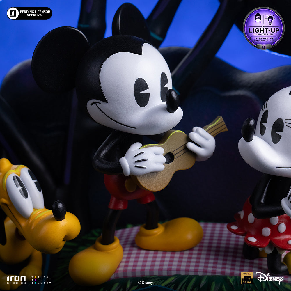 Pre-Order - Statue Mickey, Minnie and Pluto's Day at the Park  - Disney Classics - Deluxe Art Scale 1/10 - Iron Studios