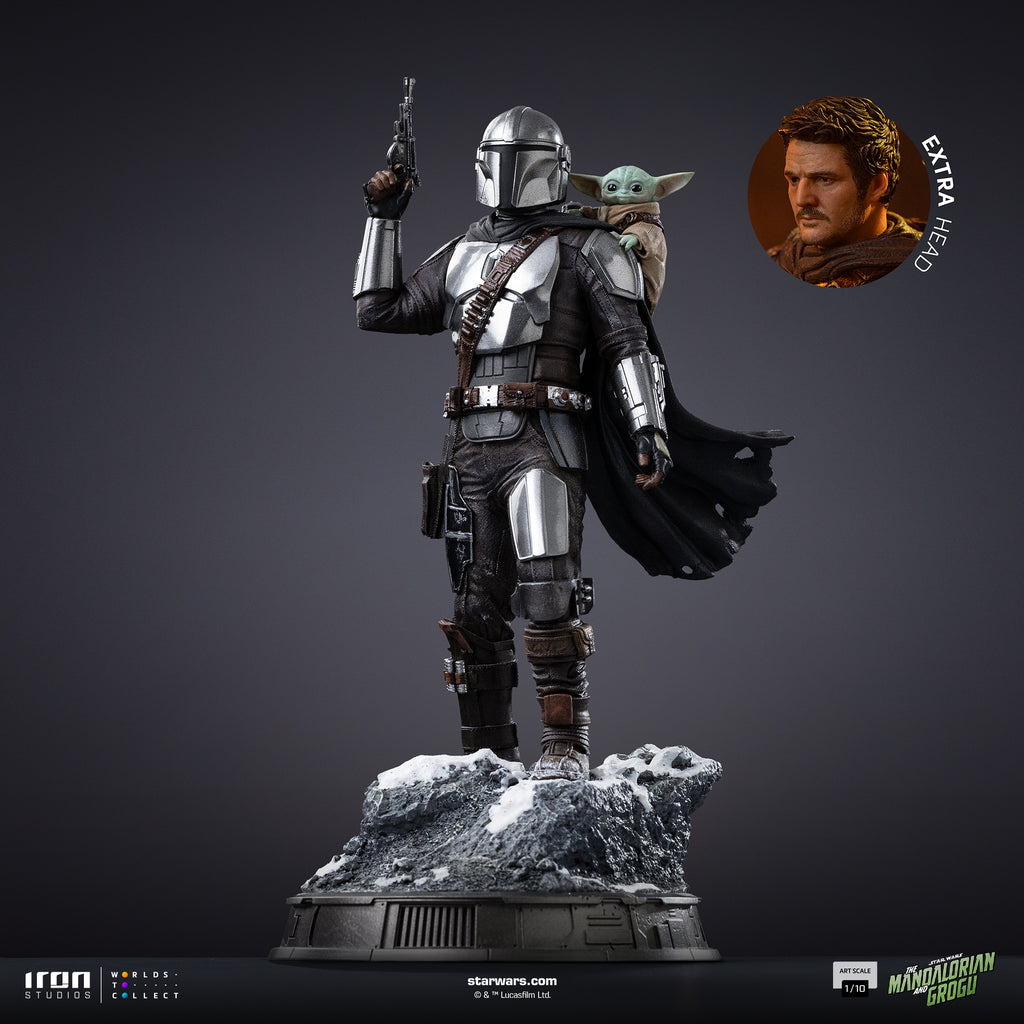 Pre-Order - Statue Mandalorian and Grogu - The Mandalorian and Grogu Movie - Art Scale 1/10 - Iron Studios