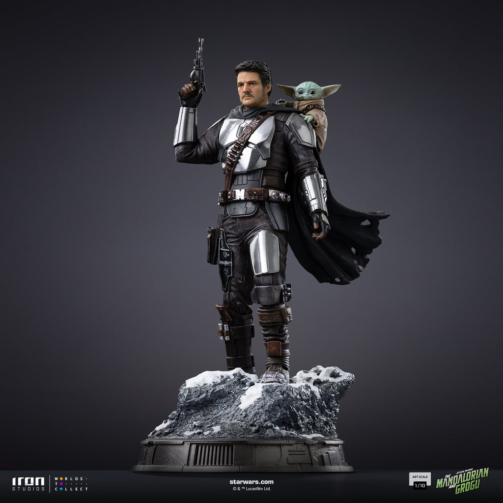Pre-Order - Statue Mandalorian and Grogu - The Mandalorian and Grogu Movie - Art Scale 1/10 - Iron Studios