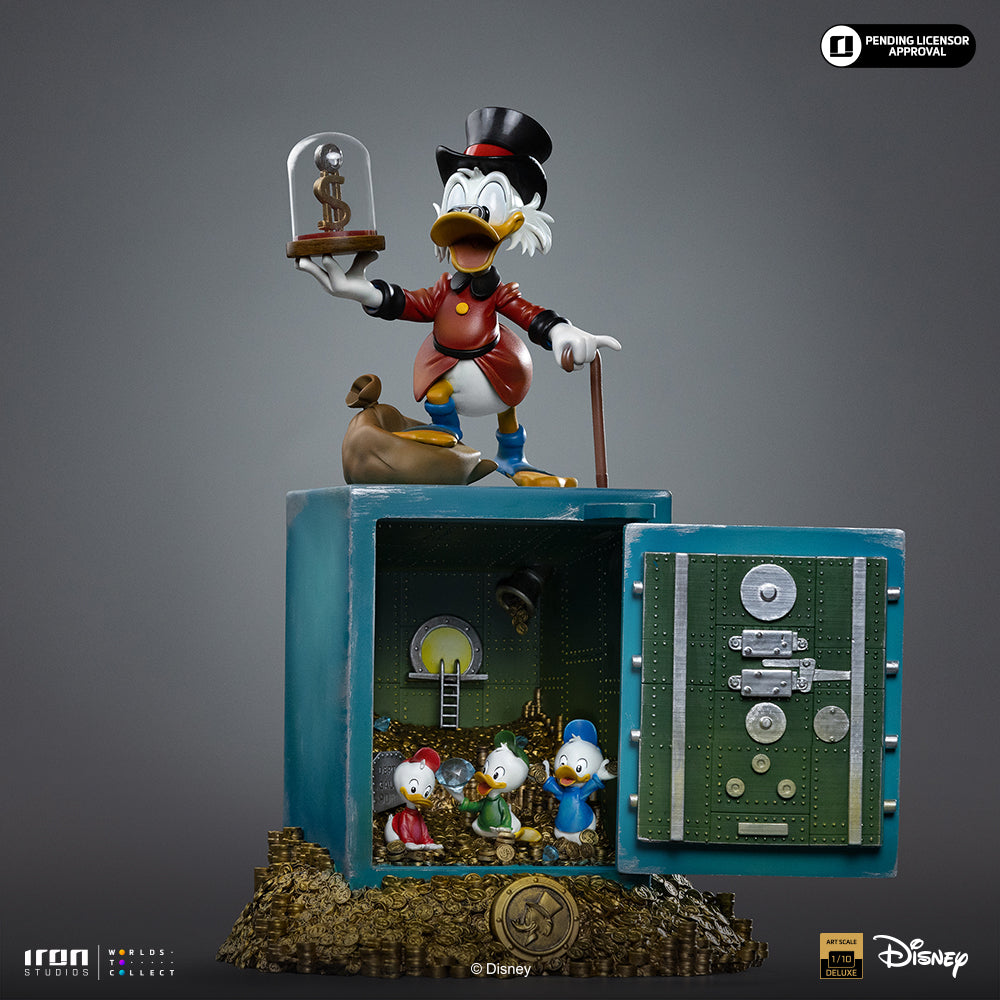 Pre-Order - Statue Uncle Scrooge Mcduck and Nephews - Duck Tales - Art Scale 1/10 - Iron Studios