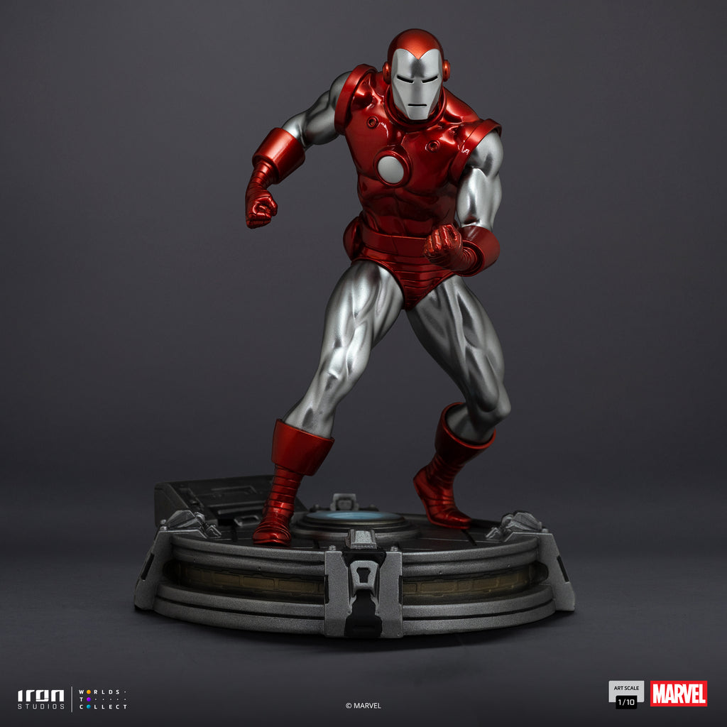 Statue Iron Man Red & Chrome - Marvel Comics - Art Scale 1/10 - Iron Studios