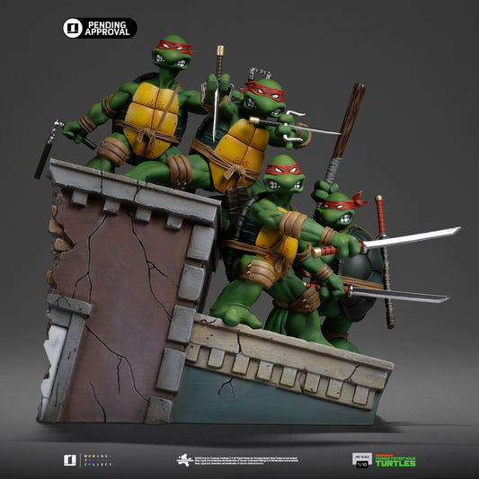 Statue TMNT 1st Cover Set - Teenage Mutant Ninja Turtles - Art Scale 1/10 - Iron Studios