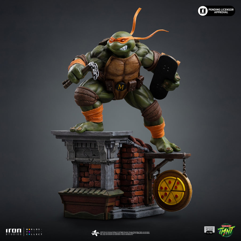 Pre-Order - Statue Michelangelo Unleashed - Teenage Mutant Ninja Turtles - Art Scale 1/10 - Iron Studios