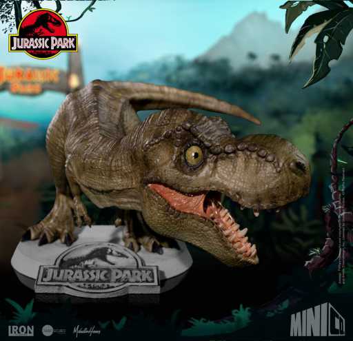 Statue Tyrannosaurus Rex - Jurassic Park - MiniCo - Iron Studios