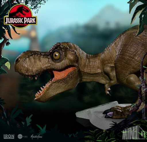 Statue Tyrannosaurus Rex - Jurassic Park - MiniCo - Iron Studios