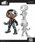 Statue Cyborg - Justice League - MiniCo - Iron Studios