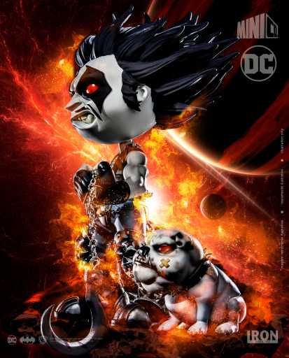 Statue Lobo and Dawg - DC Comics - MiniCo - Iron Studios