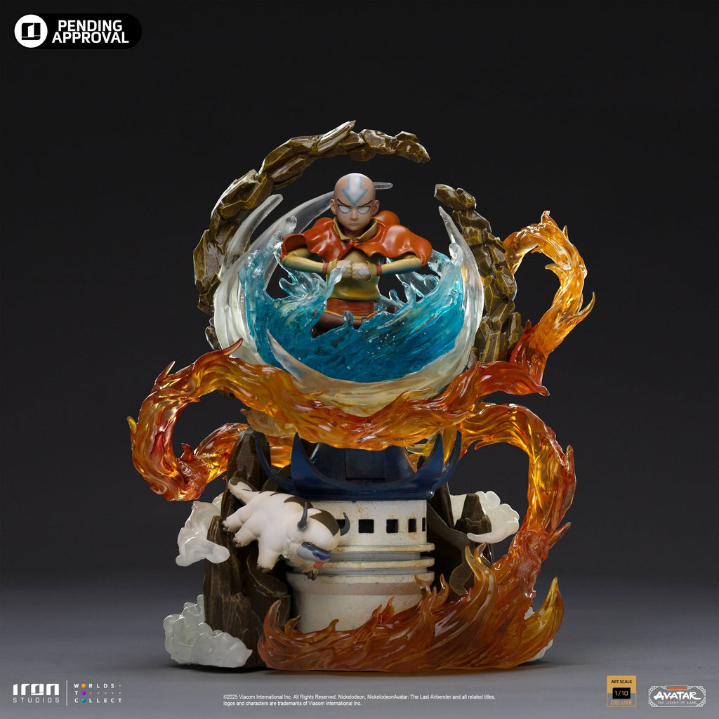 Statue Aang - Avatar: The Last Airbender - Deluxe Art Scale 1/10 - Iron Studios