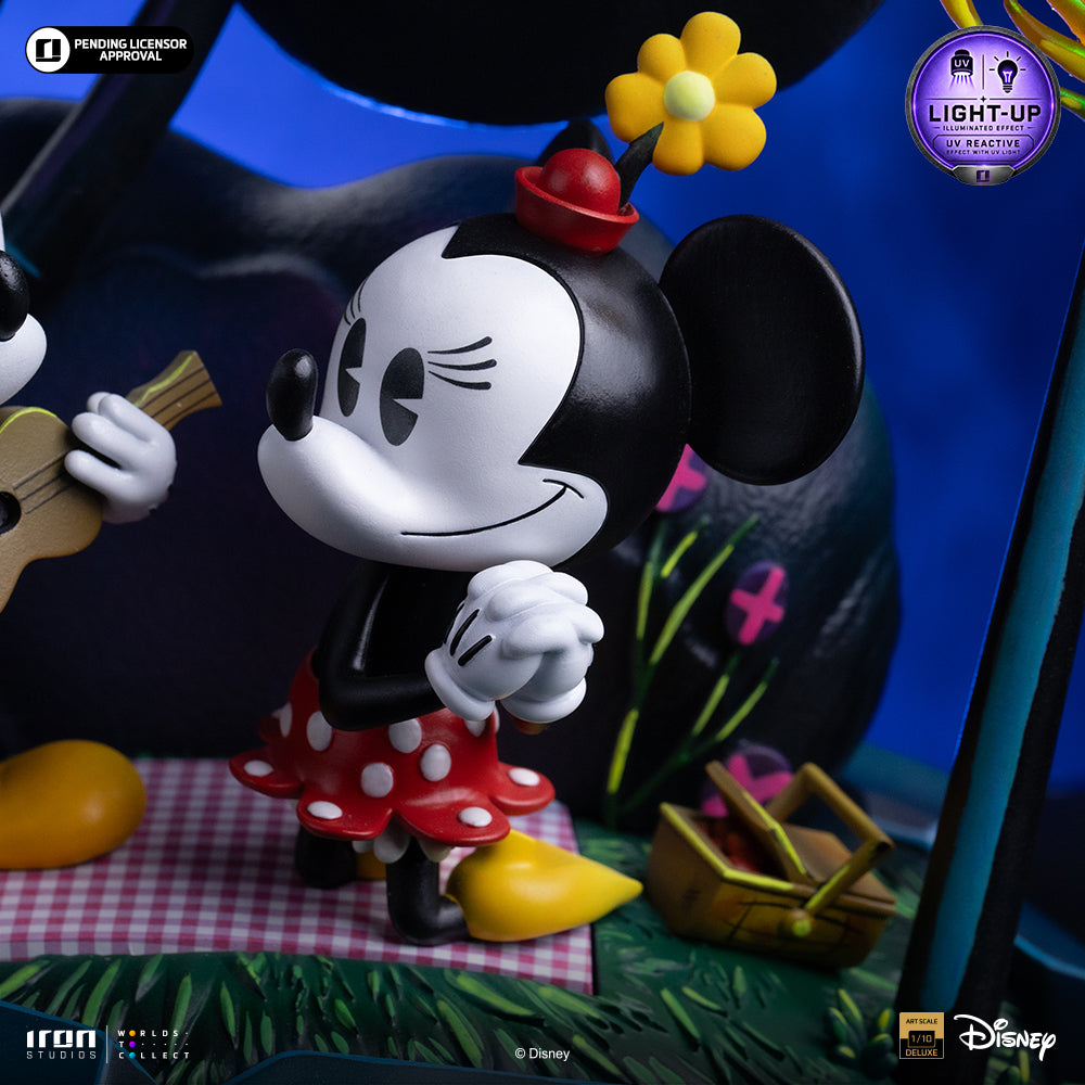 Pre-Order - Statue Mickey, Minnie and Pluto's Day at the Park  - Disney Classics - Deluxe Art Scale 1/10 - Iron Studios