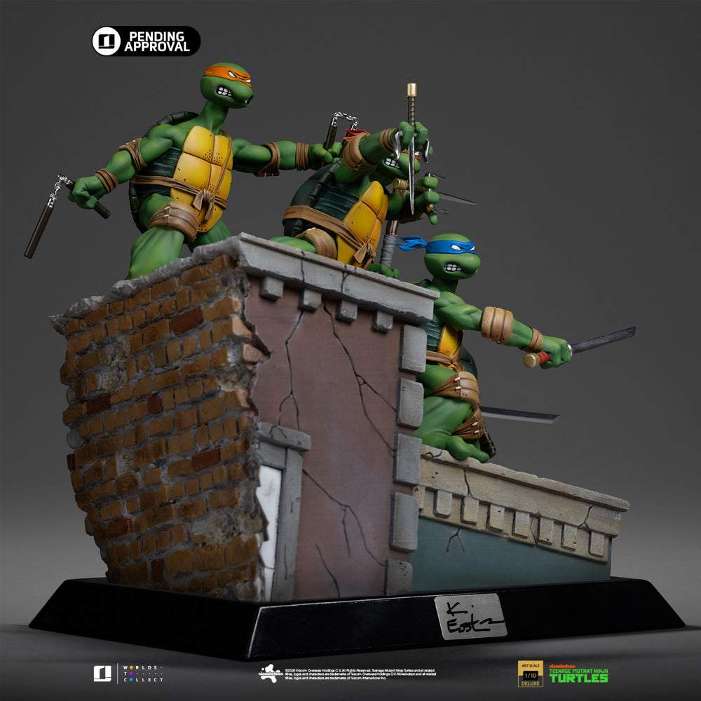 Pre-Order - Statue TMNT 1st Cover Set (Signed Version) - Teenage Mutant Ninja Turtles - Art Scale 1/10 - Iron Studios