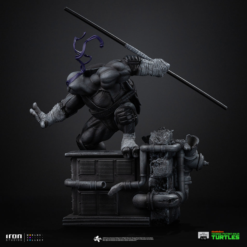 Pre-Order - Donatello (Black and White Variant) - Teenage Mutant Ninja Turtles - BDS Art Scale 1/10 - Iron Studios