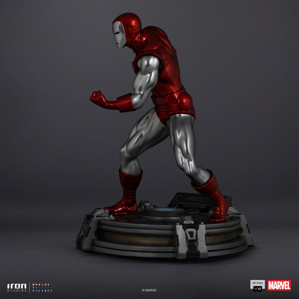 Statue Iron Man Red & Chrome - Marvel Comics - Art Scale 1/10 - Iron Studios