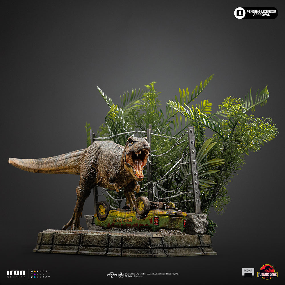 Pre-Order - T-Rex Breakout Set A - Jurassic Park - Icons - Iron Studios