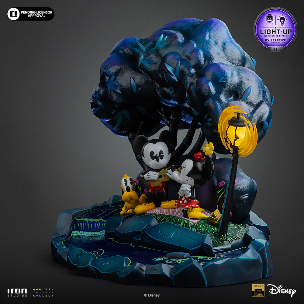 Pre-Order - Statue Mickey, Minnie and Pluto's Day at the Park  - Disney Classics - Deluxe Art Scale 1/10 - Iron Studios