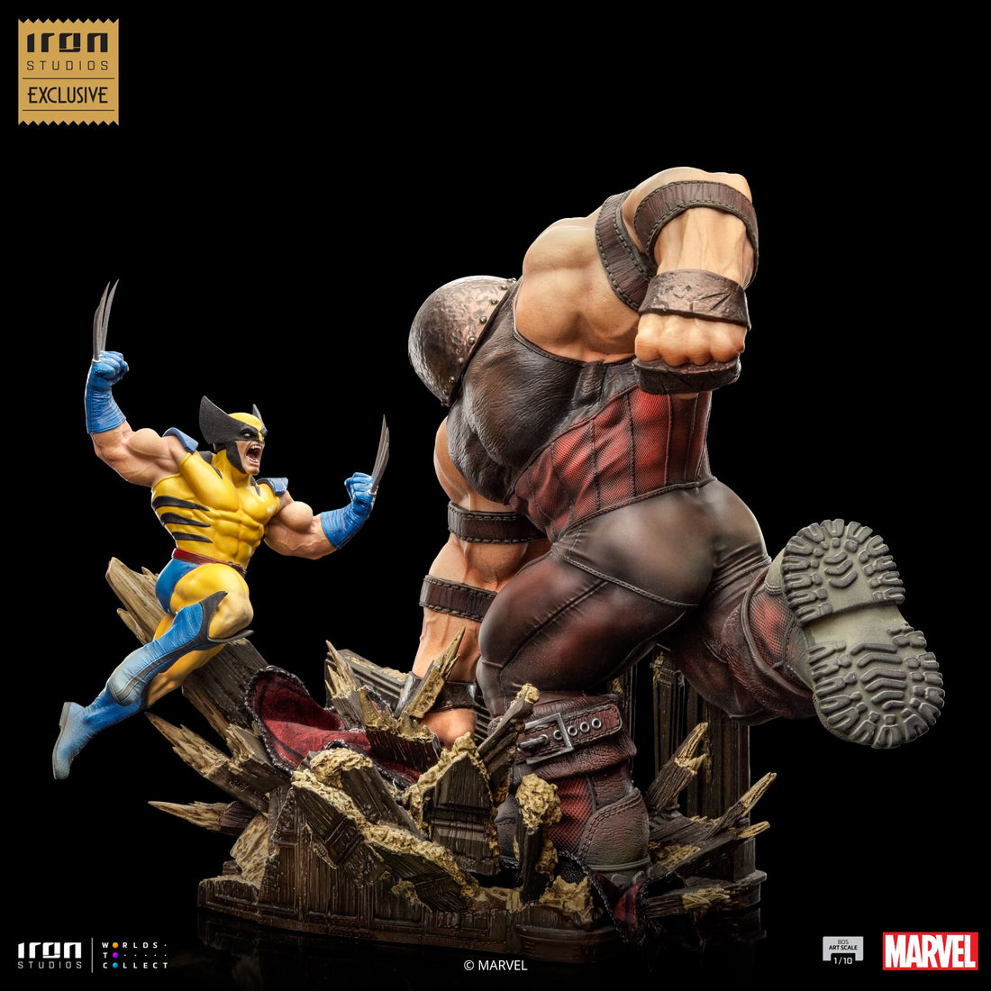 Wolverine vs Juggernaut - X-Men - Art Scale 1/10 - Iron Studios