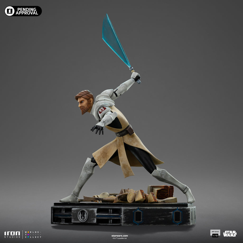 Pre-Order -  Statue Obi-Wan Kenobi – Star Wars: Clone Wars - Art Scale 1/10 - Iron Studios