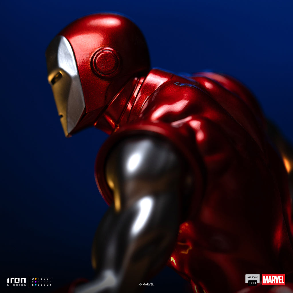 Statue Iron Man Red & Chrome - Marvel Comics - Art Scale 1/10 - Iron Studios