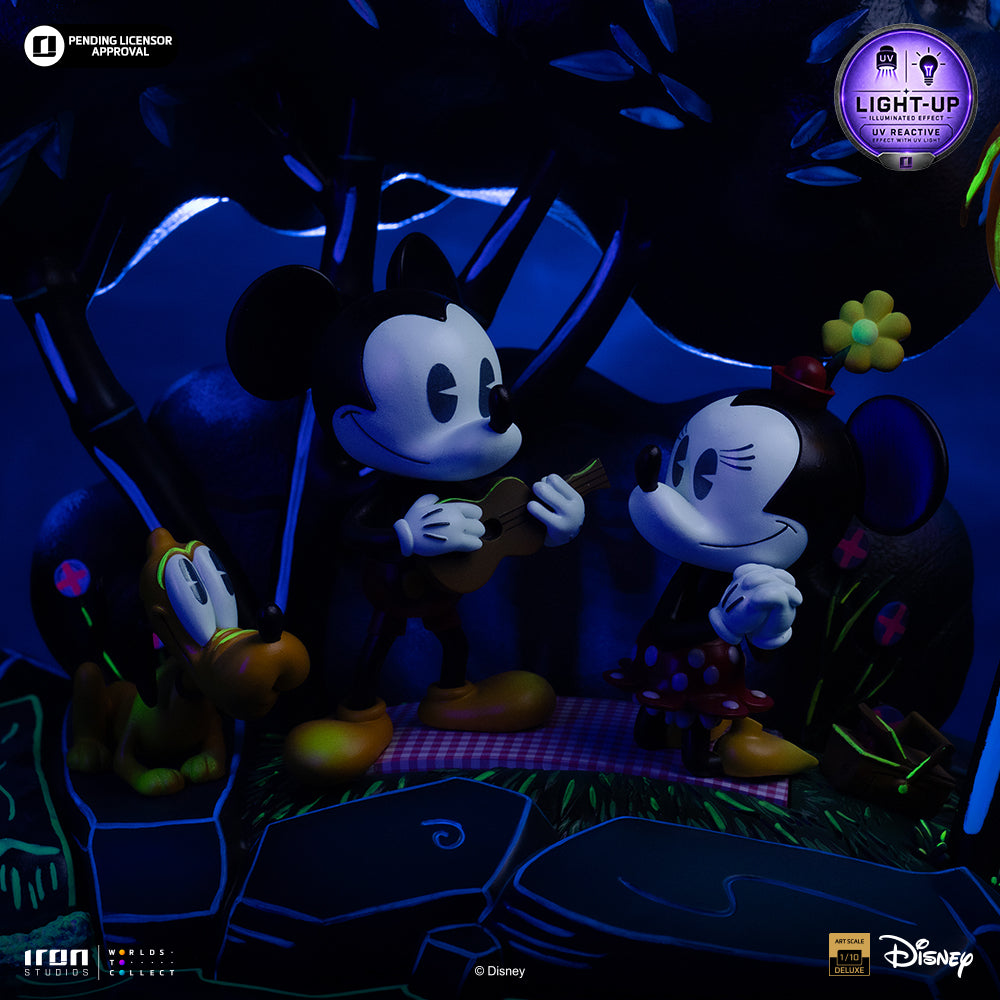Pre-Order - Statue Mickey, Minnie and Pluto's Day at the Park  - Disney Classics - Deluxe Art Scale 1/10 - Iron Studios