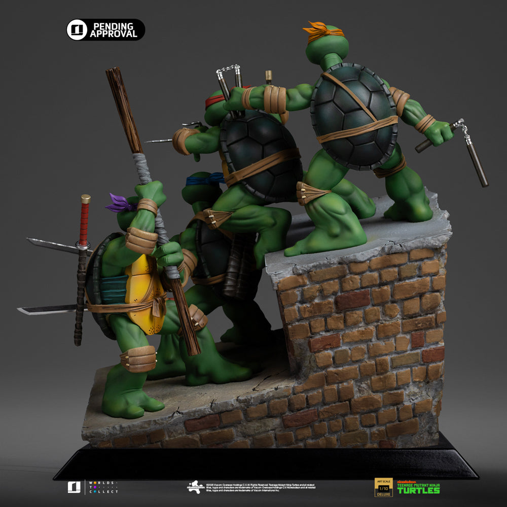 Pre-Order - Statue TMNT 1st Cover Set (Signed Version) - Teenage Mutant Ninja Turtles - Art Scale 1/10 - Iron Studios