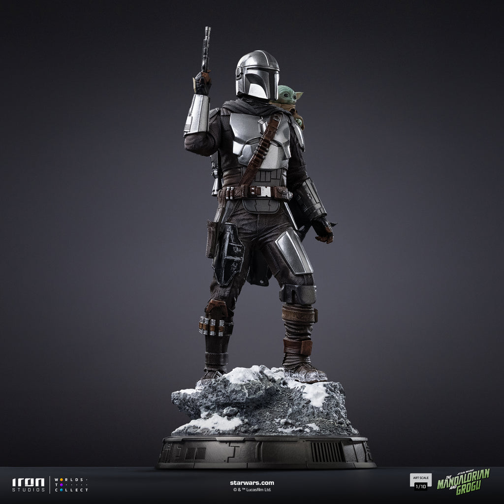 Pre-Order - Statue Mandalorian and Grogu - The Mandalorian and Grogu Movie - Art Scale 1/10 - Iron Studios