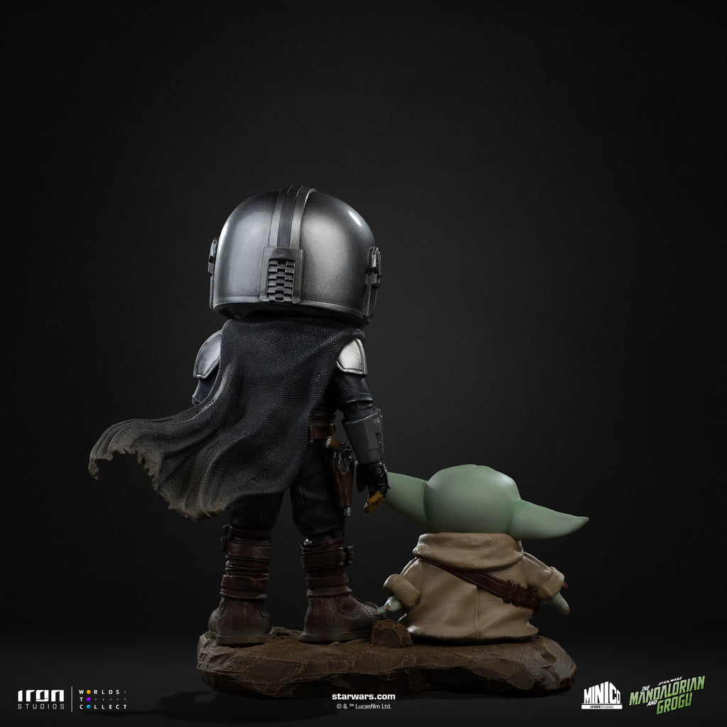 Pre-Order - Statue Mandalorian and Grogu - The Mandalorian - MiniCo - Iron Studios