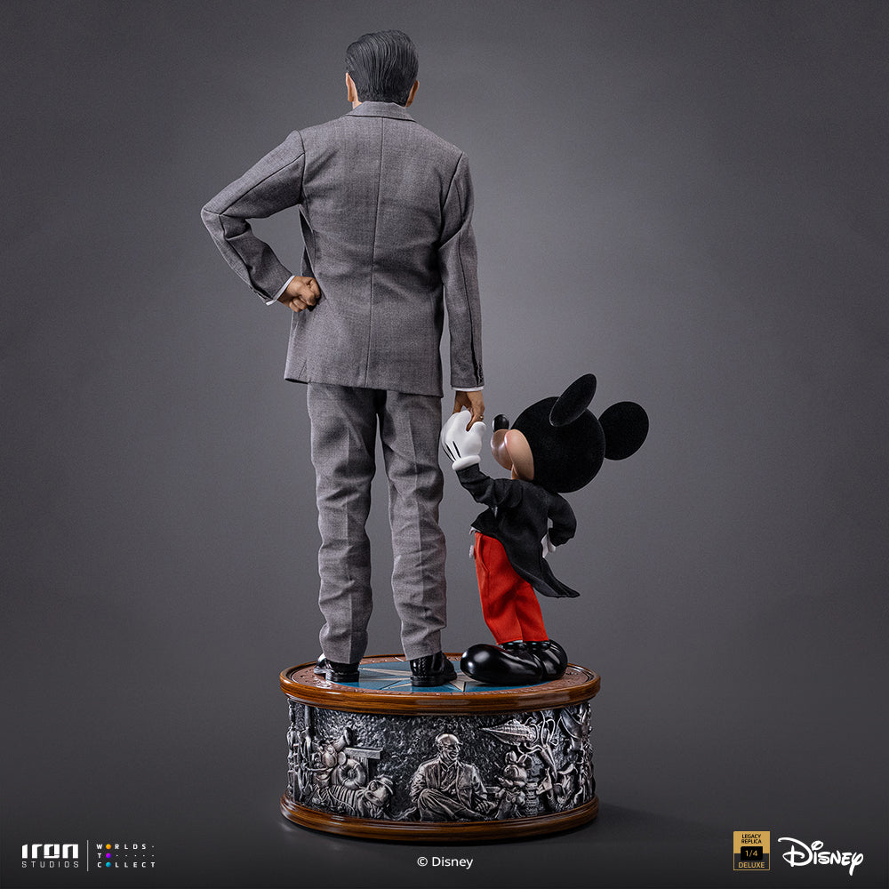 Pre-Order - Statue Walt Disney & Mickey Mouse - Disney Classics - Legacy Replica 1/4 - Iron Studios