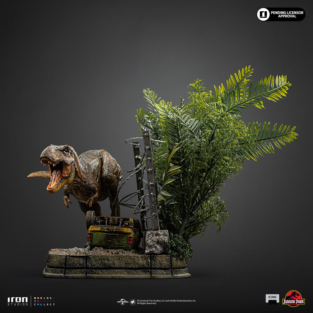 Pre-Order - T-Rex Breakout Set A - Jurassic Park - Icons - Iron Studios