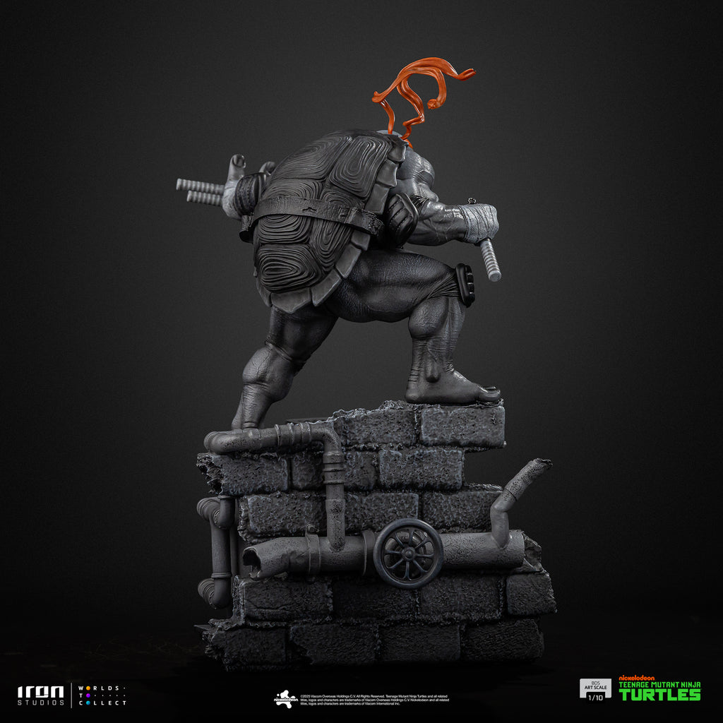 Pre-Order - Michelangelo (Black and White Variant) - Teenage Mutant Ninja Turtles - BDS Art Scale 1/10 - Iron Studios