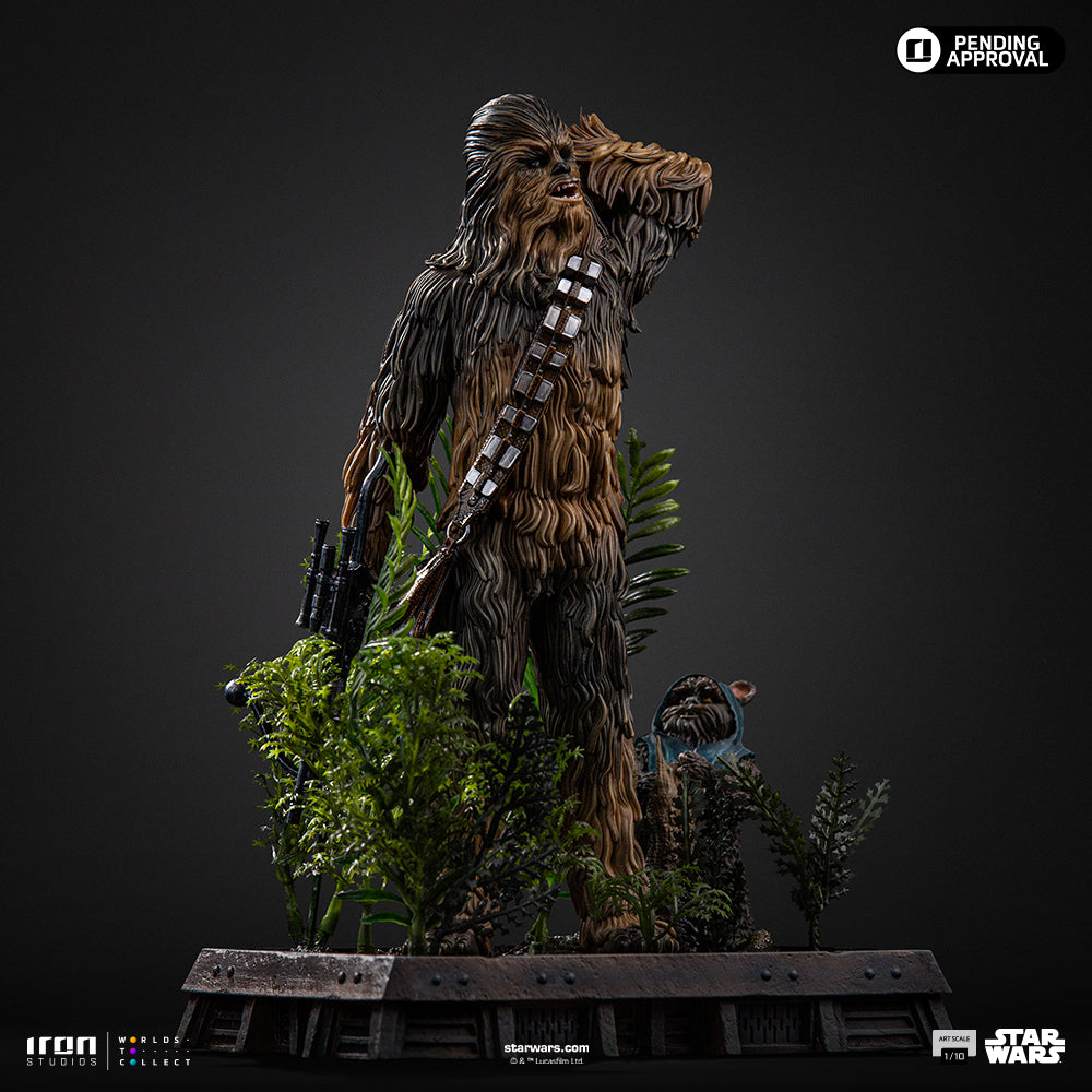 Pre-Order - Statue Chewbacca and Tokkat - Star Wars - Art Scale 1/10 - Iron Studios