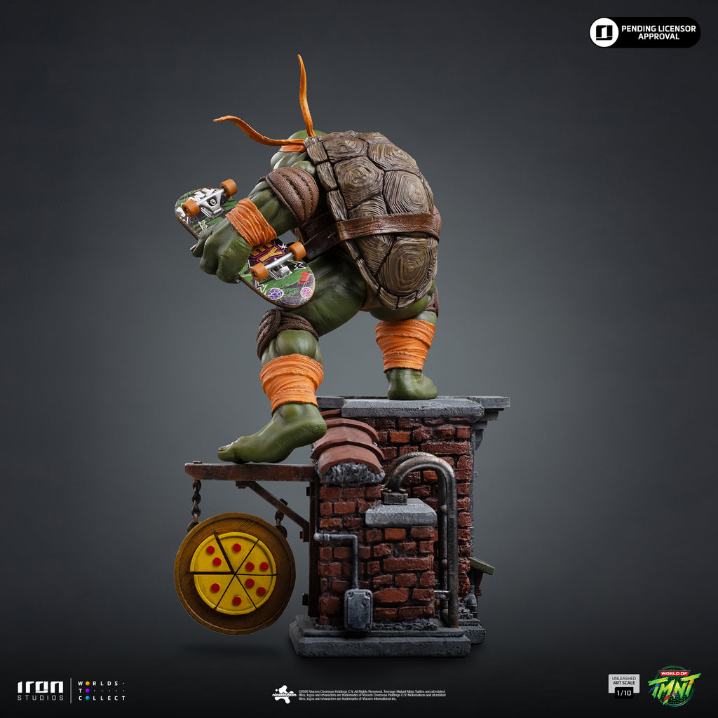 Pre-Order - Statue Michelangelo Unleashed - Teenage Mutant Ninja Turtles - Art Scale 1/10 - Iron Studios