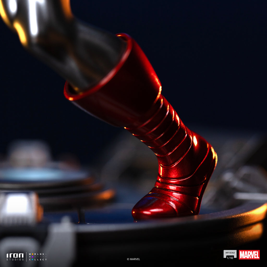 Statue Iron Man Red & Chrome - Marvel Comics - Art Scale 1/10 - Iron Studios